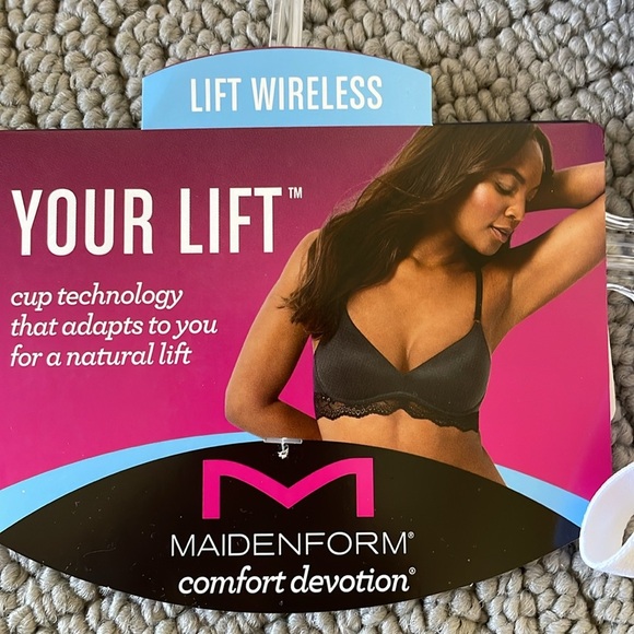 MAIDENFORM WHITE LACE BRA - Picture 4 of 6